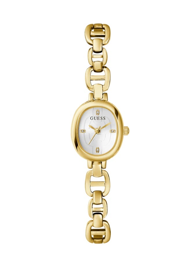 GUESS ساعة كواتز أنالوج للسيدات من غس بتصميم ذهبي GW0982L4 - Image 1